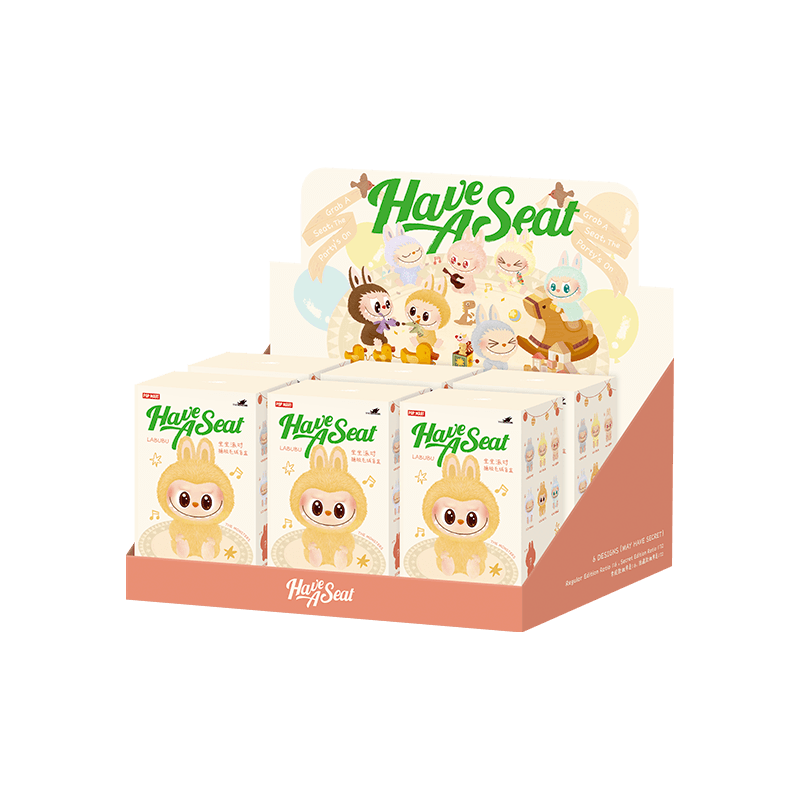 Labubu THE MONSTERS - Have a Seat Vinyl Plush Series - Summit Beauty