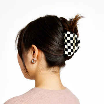 Chunks Checker Claw in Black + White - Summit Beauty